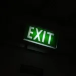 exit sign