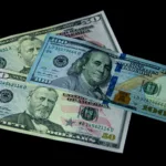 fifty and hundred american dollar bills