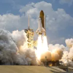 space rocket launching