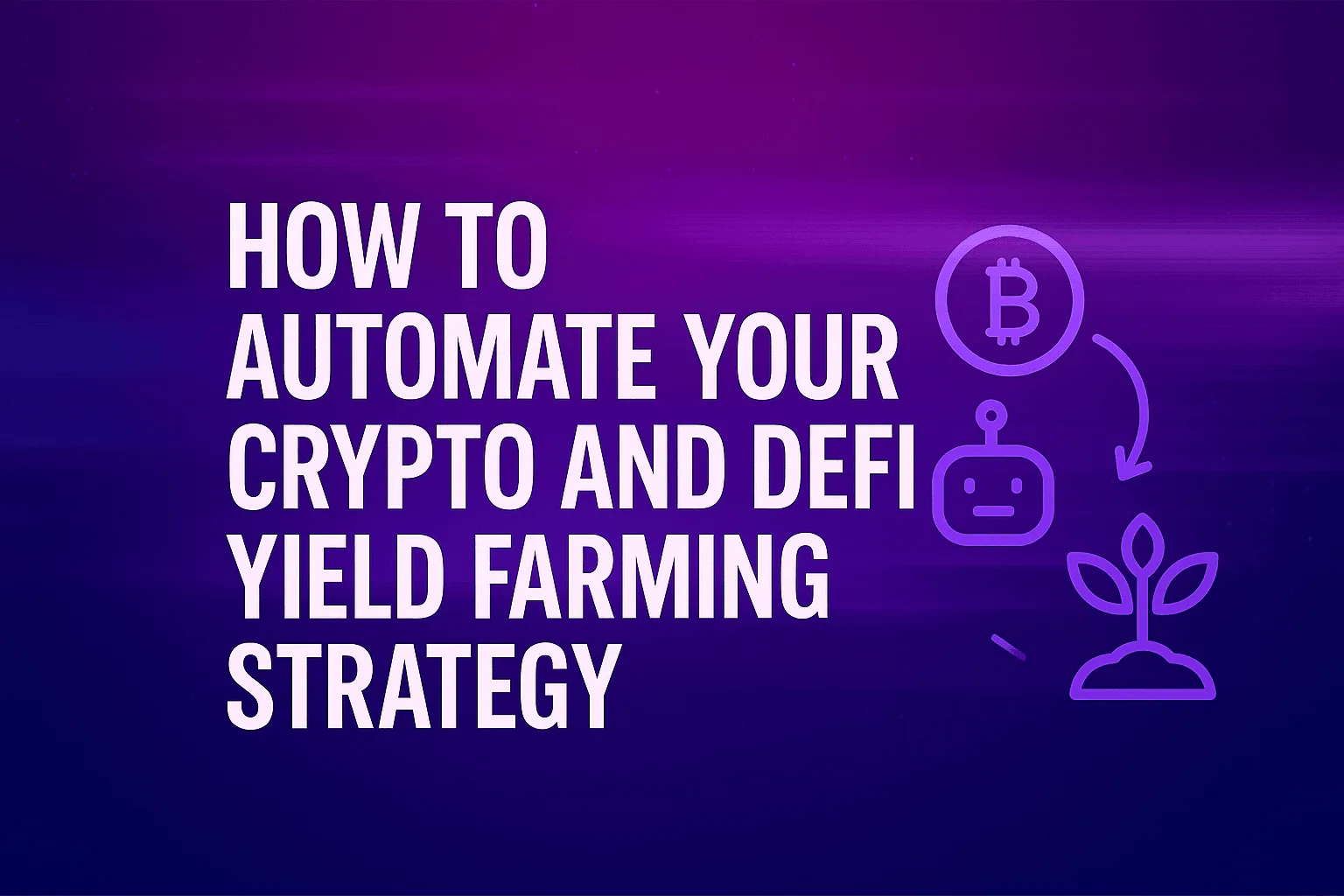 How to Automate Your Crypto and DeFi Yield Farming Strategy
