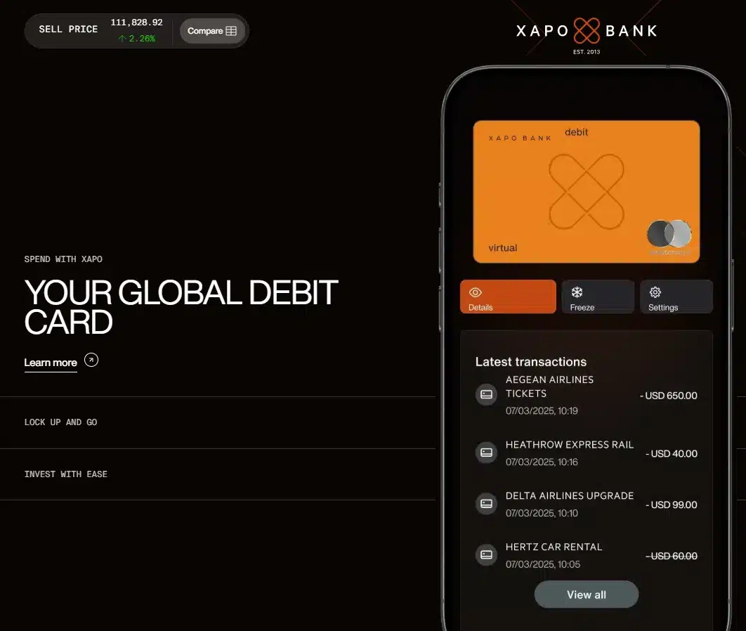 Xapo Bank Review: Bridging Bitcoin and Traditional Banking