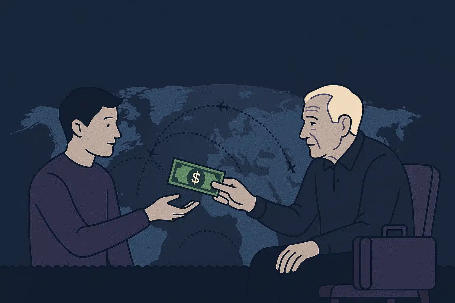 Early Inheritance in a Borderless World